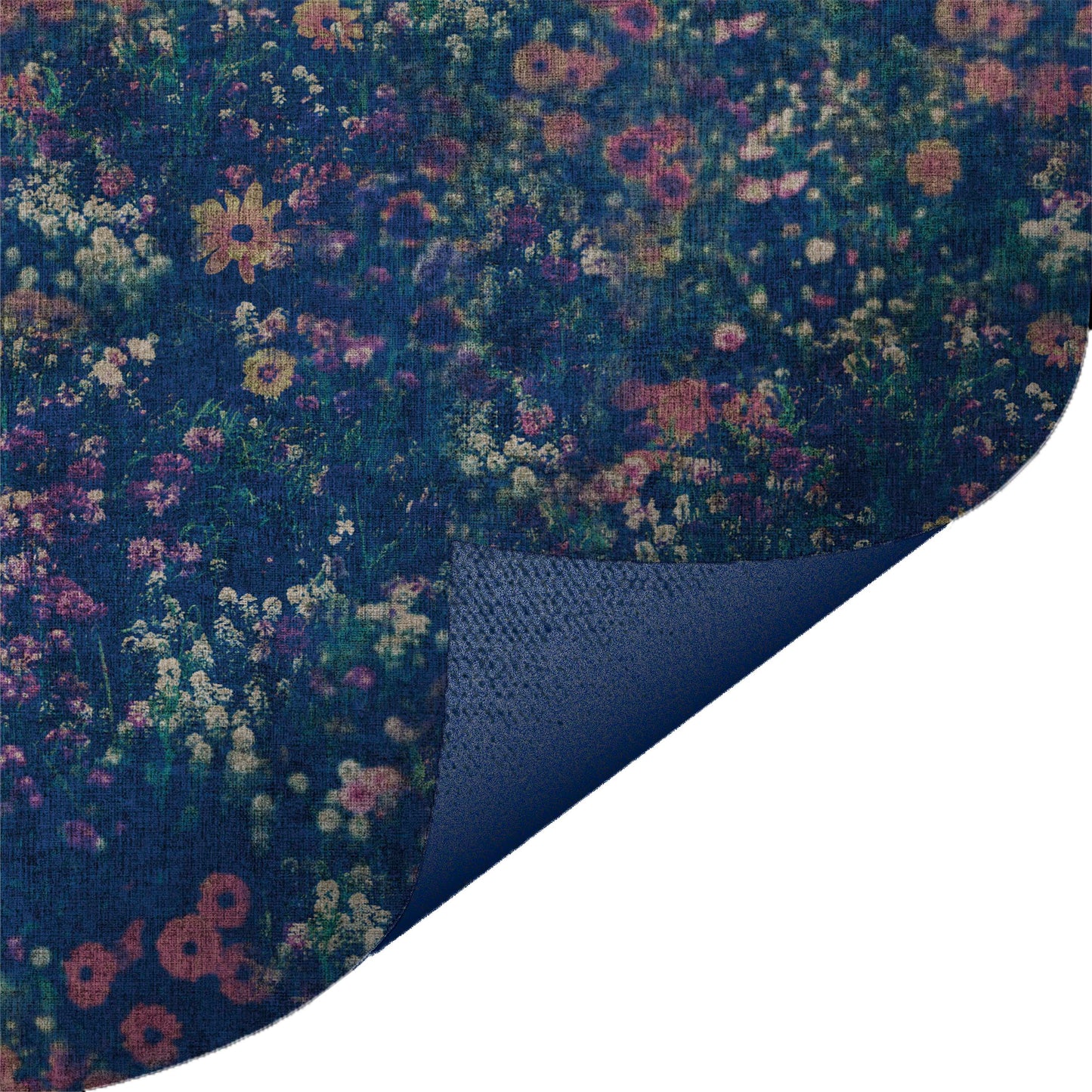 Photo Abstract Floral Blue