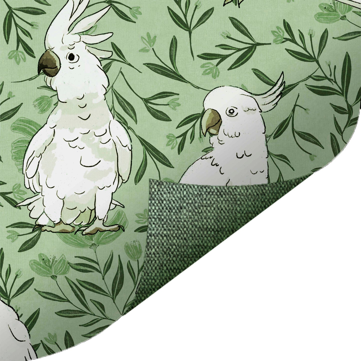 Cockatoo Floral Green