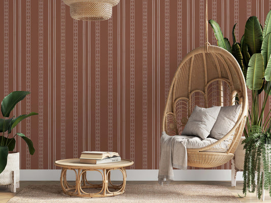 Diamond Stripe Red