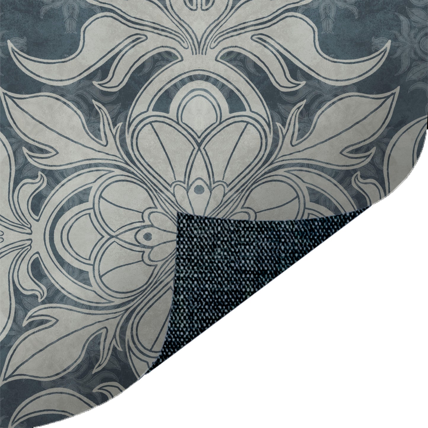 Floral Medallion Blue