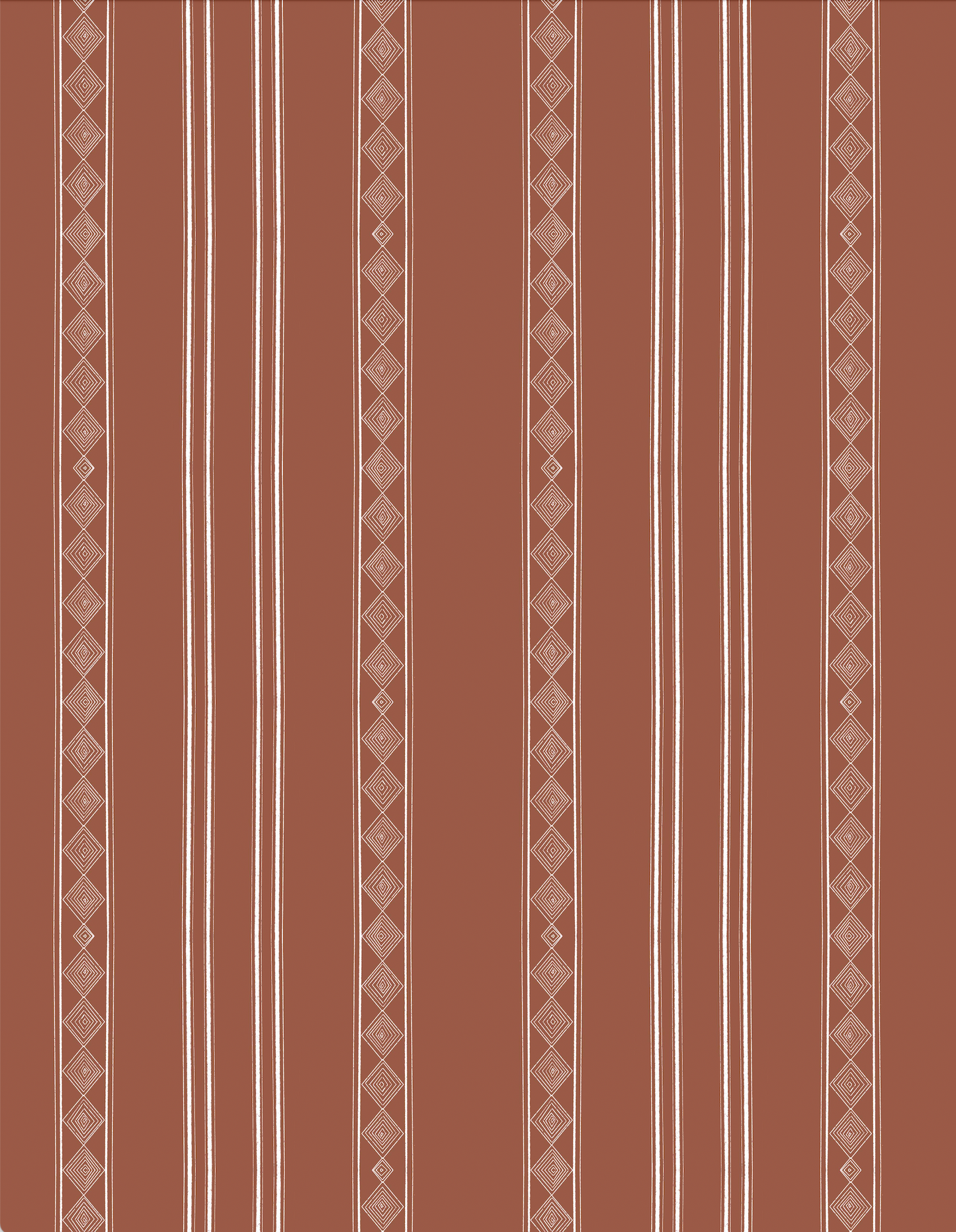 Diamond Stripe Red