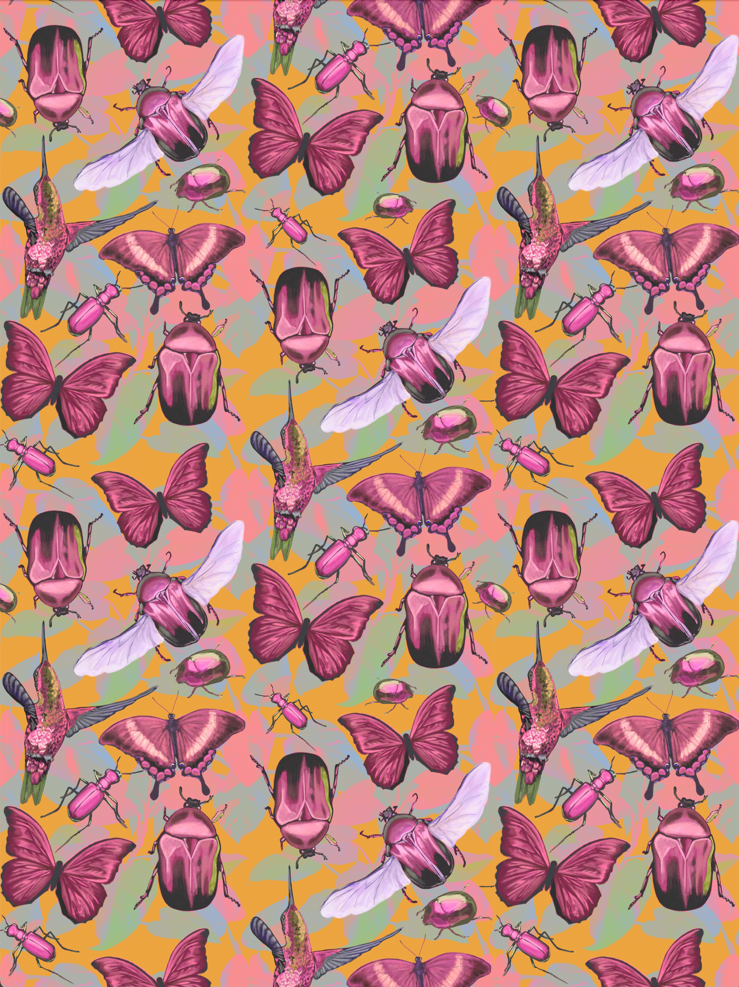 Metallic Bug Pink
