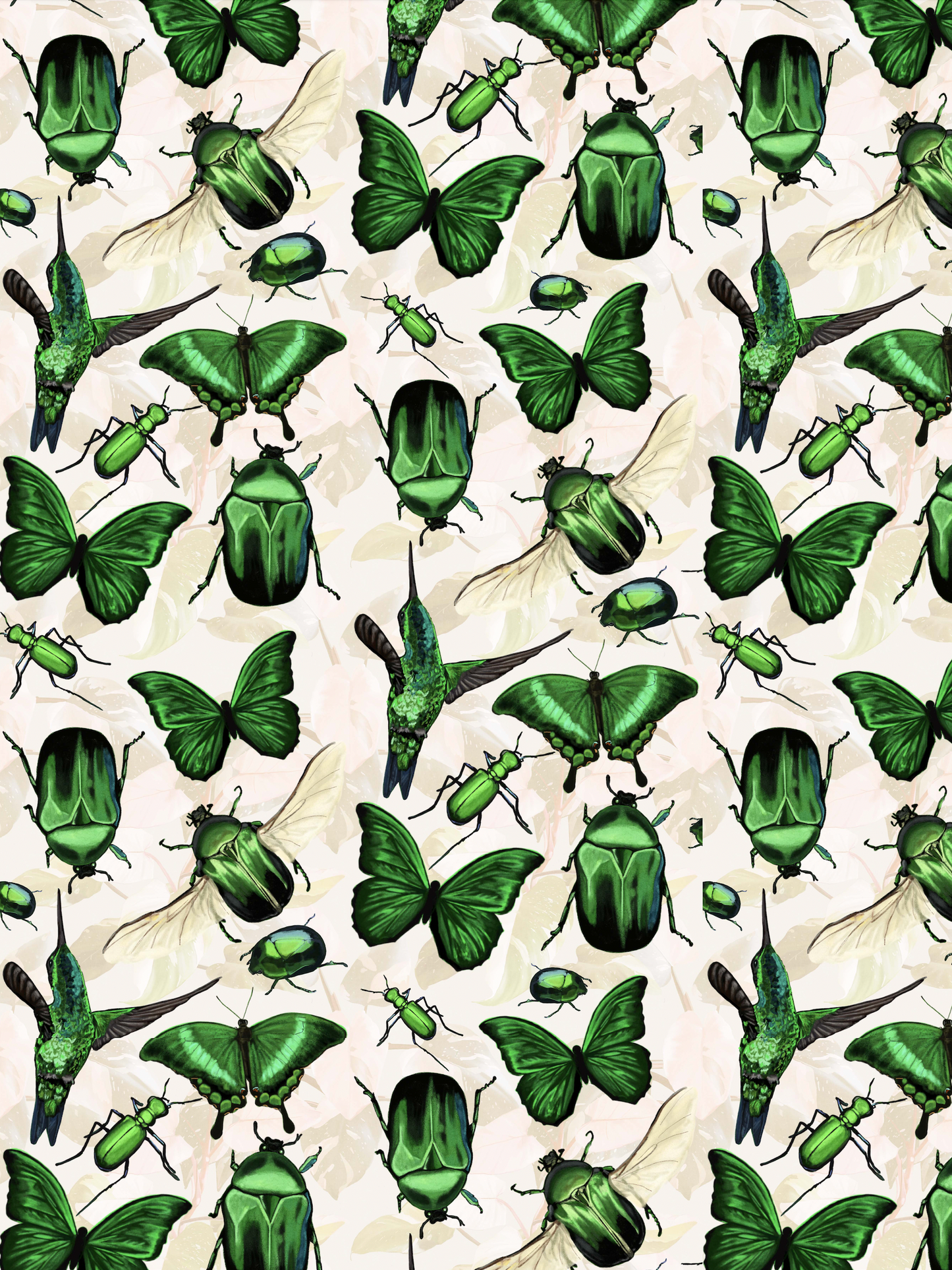 Metallic Bug White