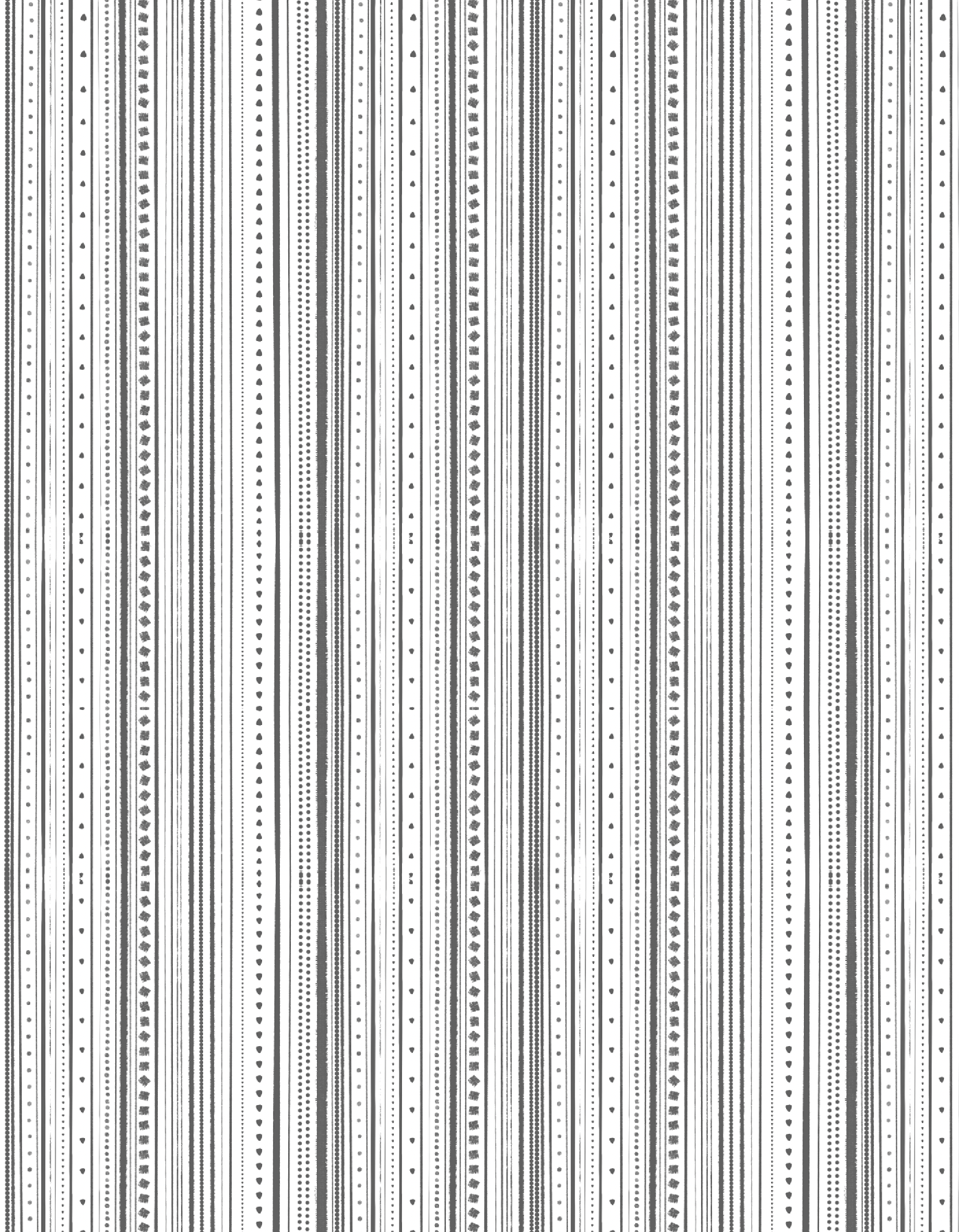 Stripes and Dots Black and White