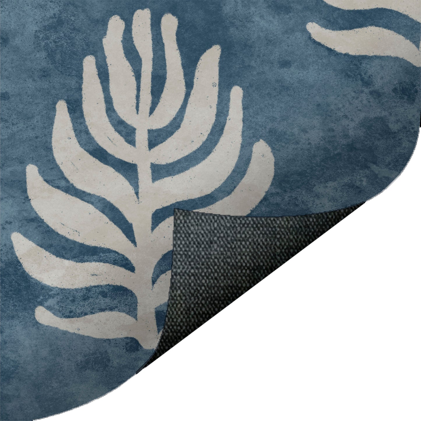 Feather Medallion Blue