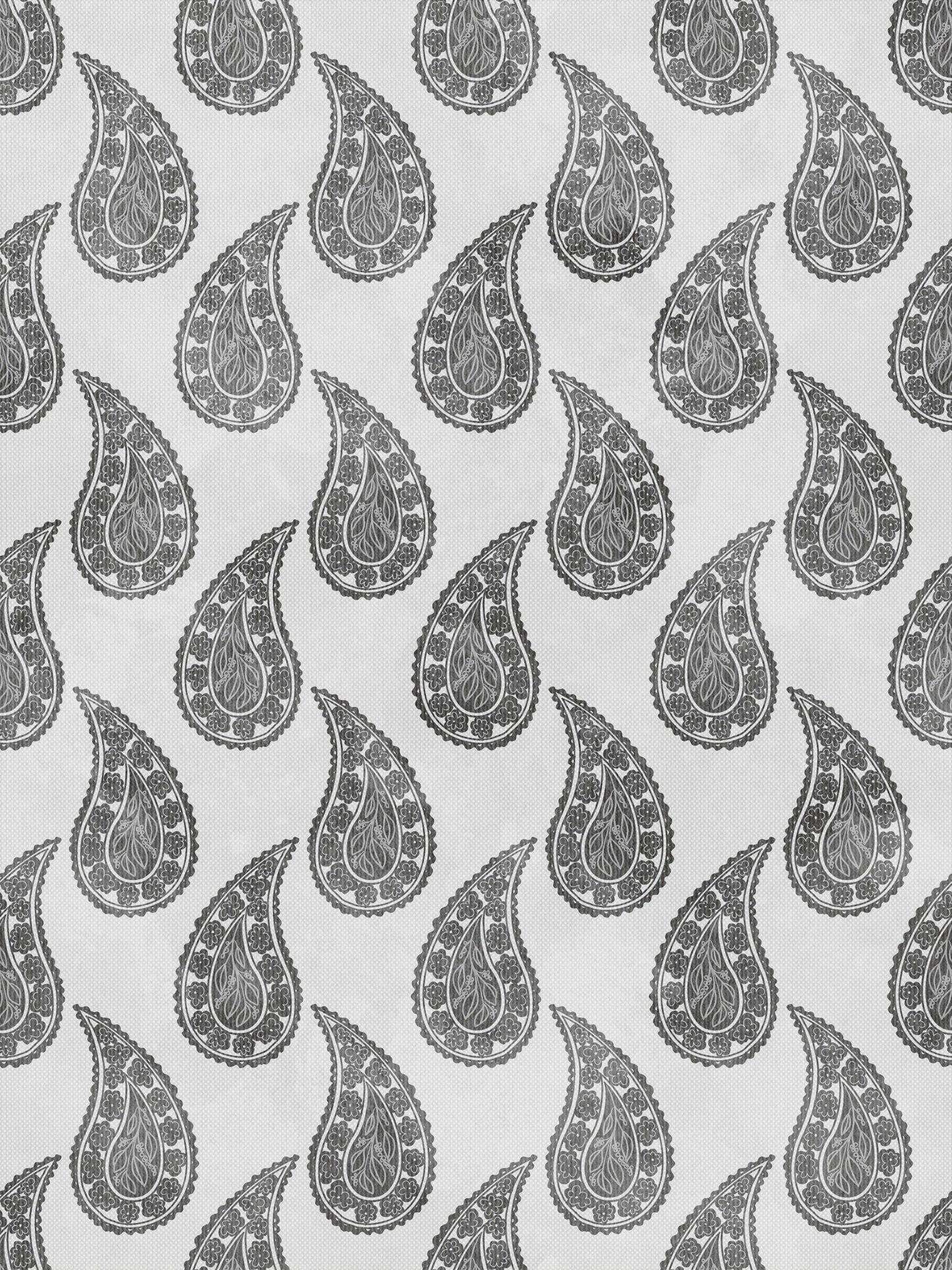 Paisley Uniform Black and White