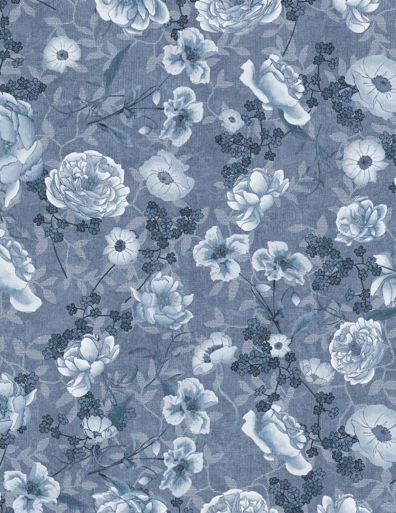Confetti Floral Blue
