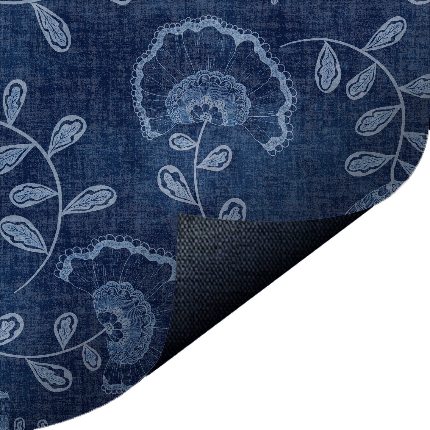 Stylized Florals Navy
