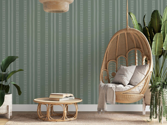 Diamond Stripe Green