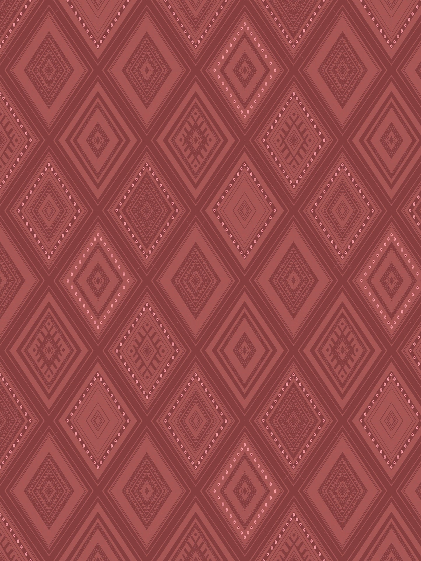 Diamond Patchwork Red