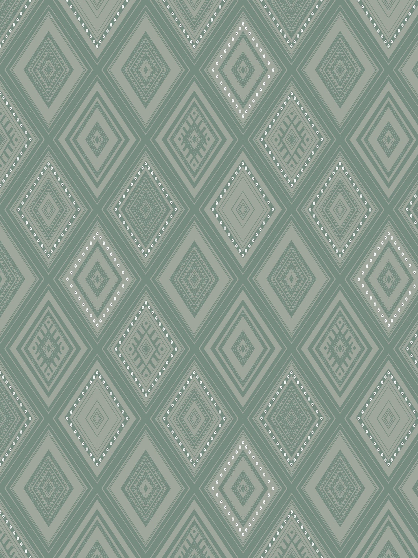 Diamond Patchwork Green