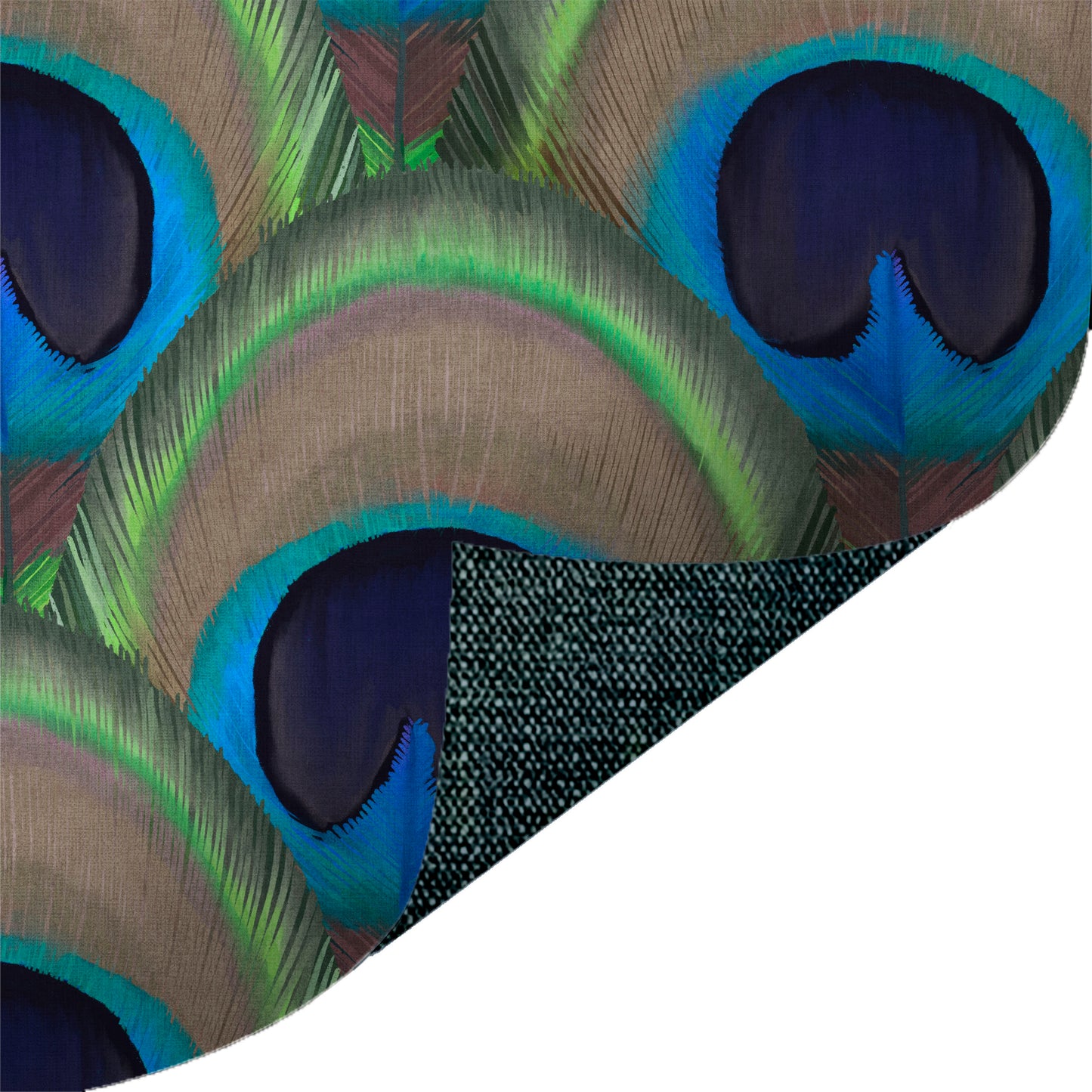 Peacock Feathers Blue