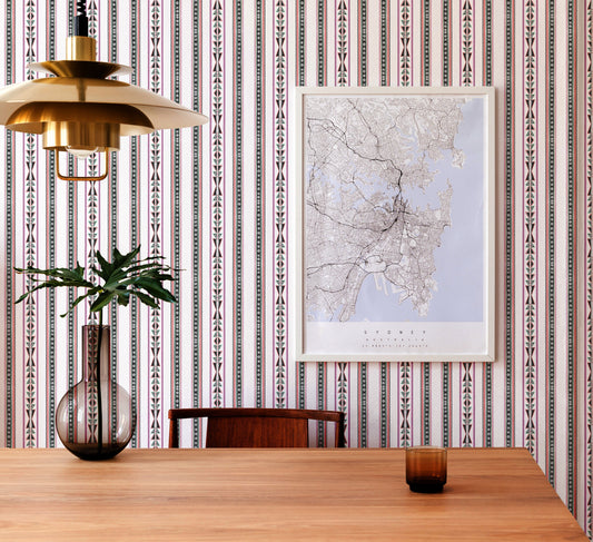 Tribal Stripe Pink
