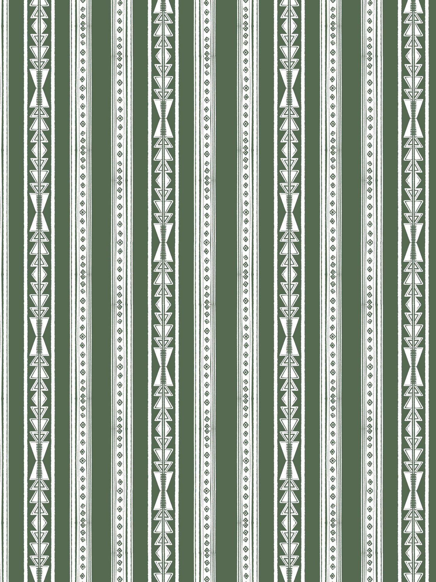 Tribal Stripe Green