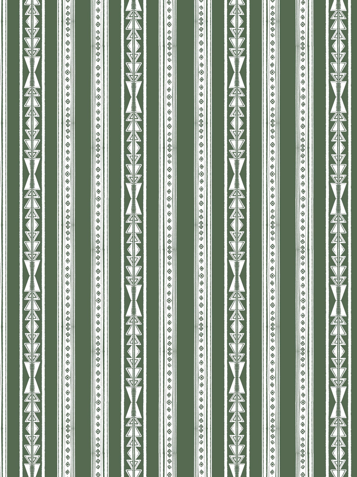 Tribal Stripe Green