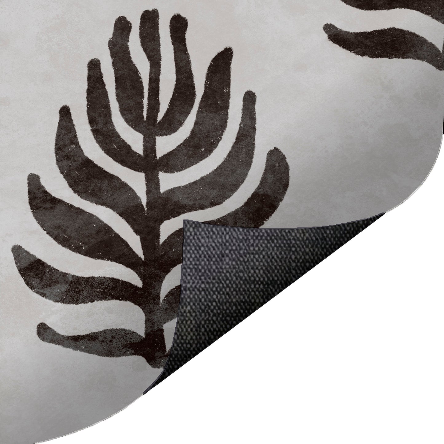 Feather Medallion Black