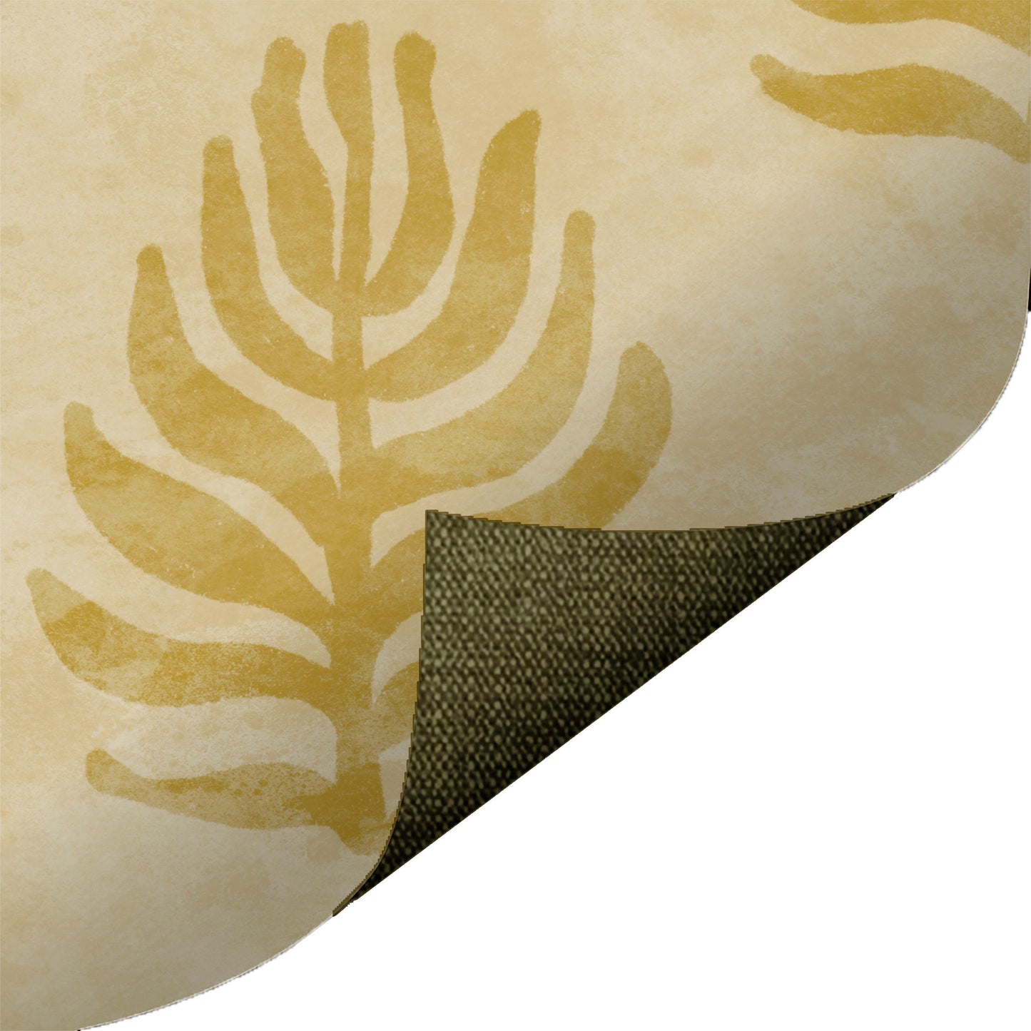 Feather Medallion Yellow