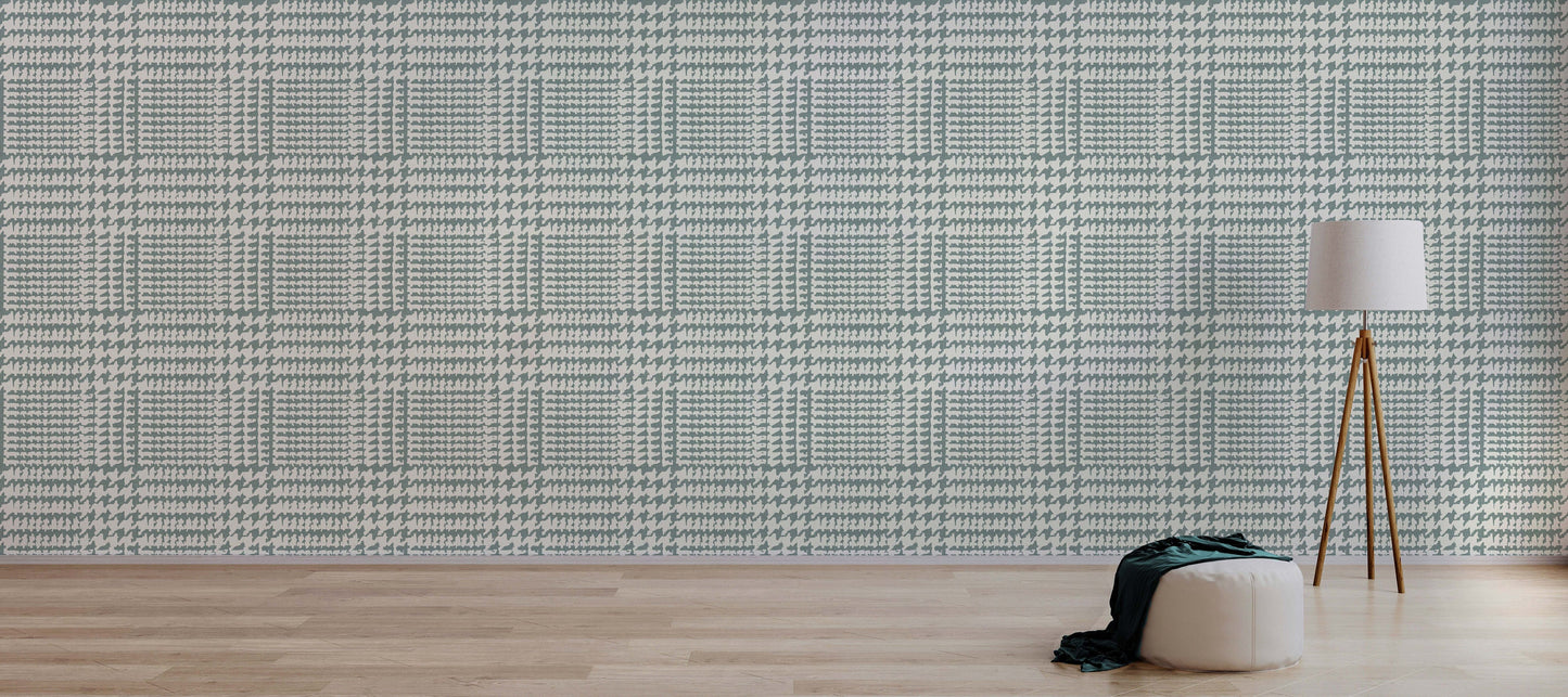 Houndstooth Checkered Sage