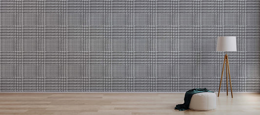 Houndstooth Checkered Grey