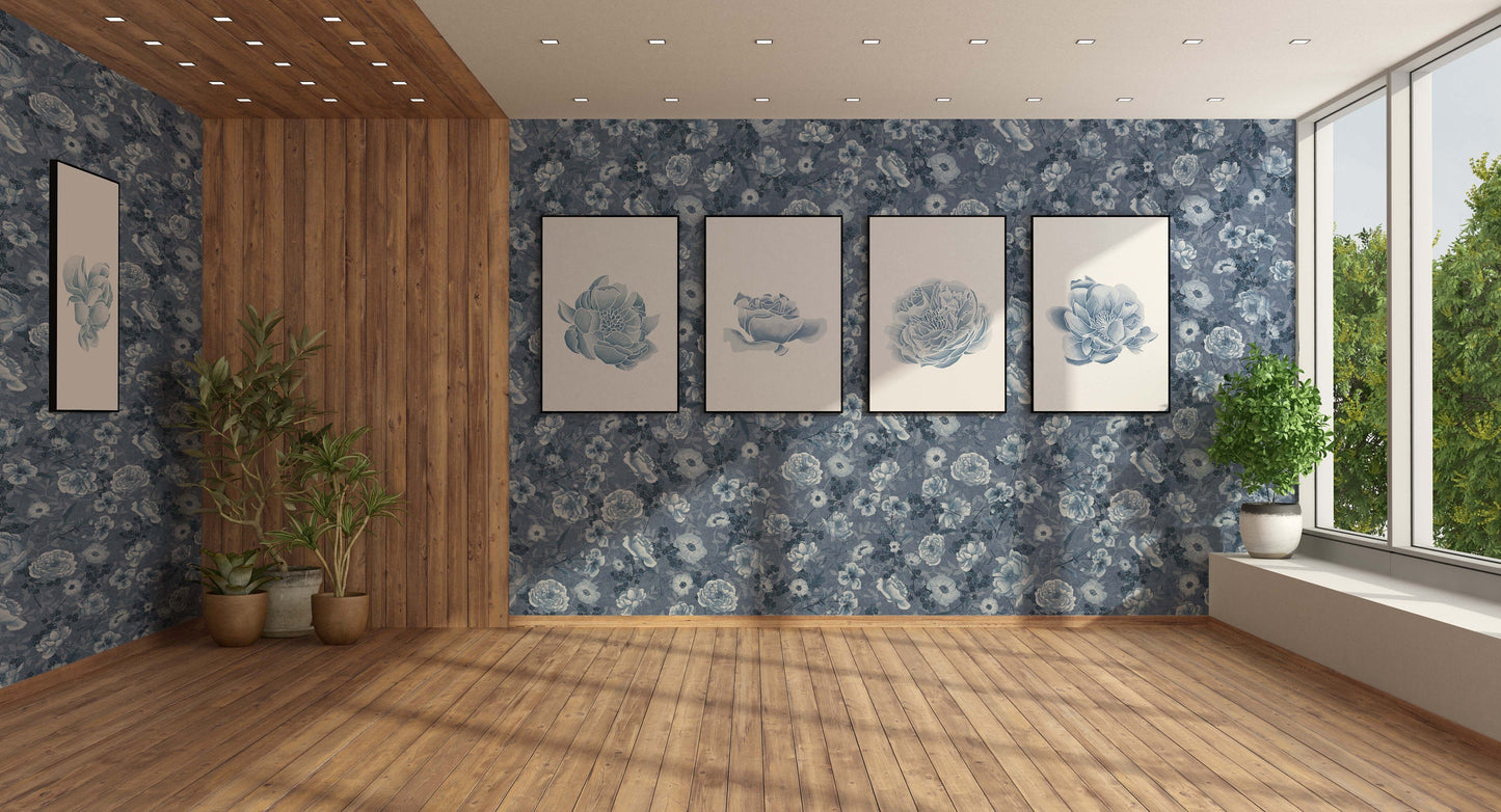Confetti Floral Blue