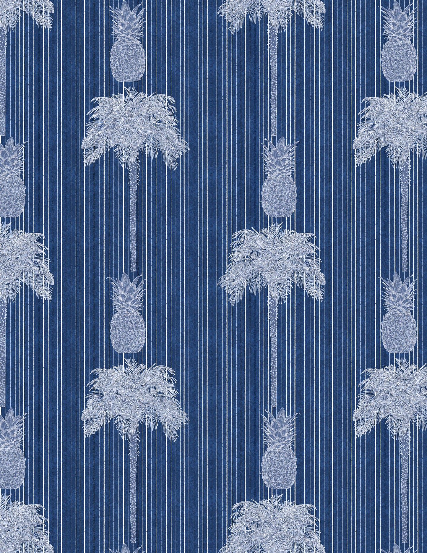 Pineapple Palm Navy