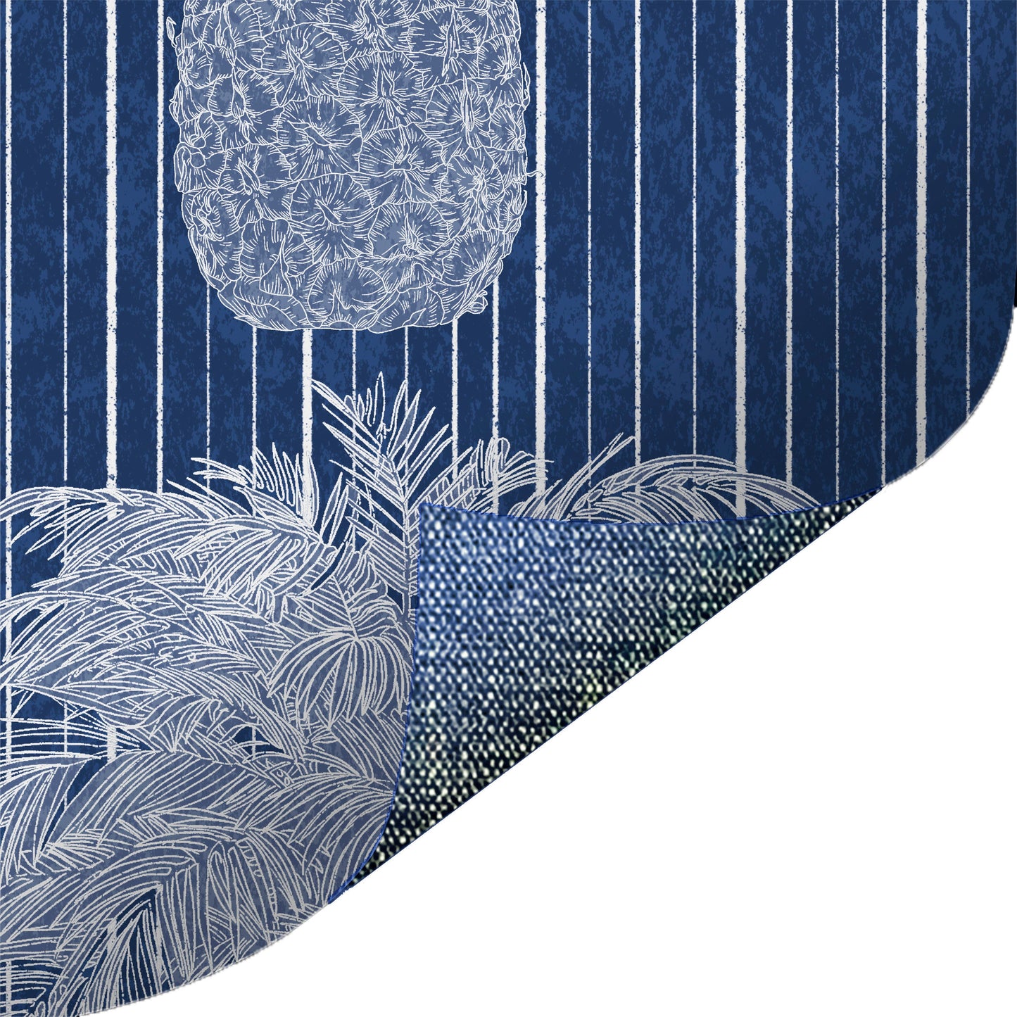 Pineapple Palm Navy