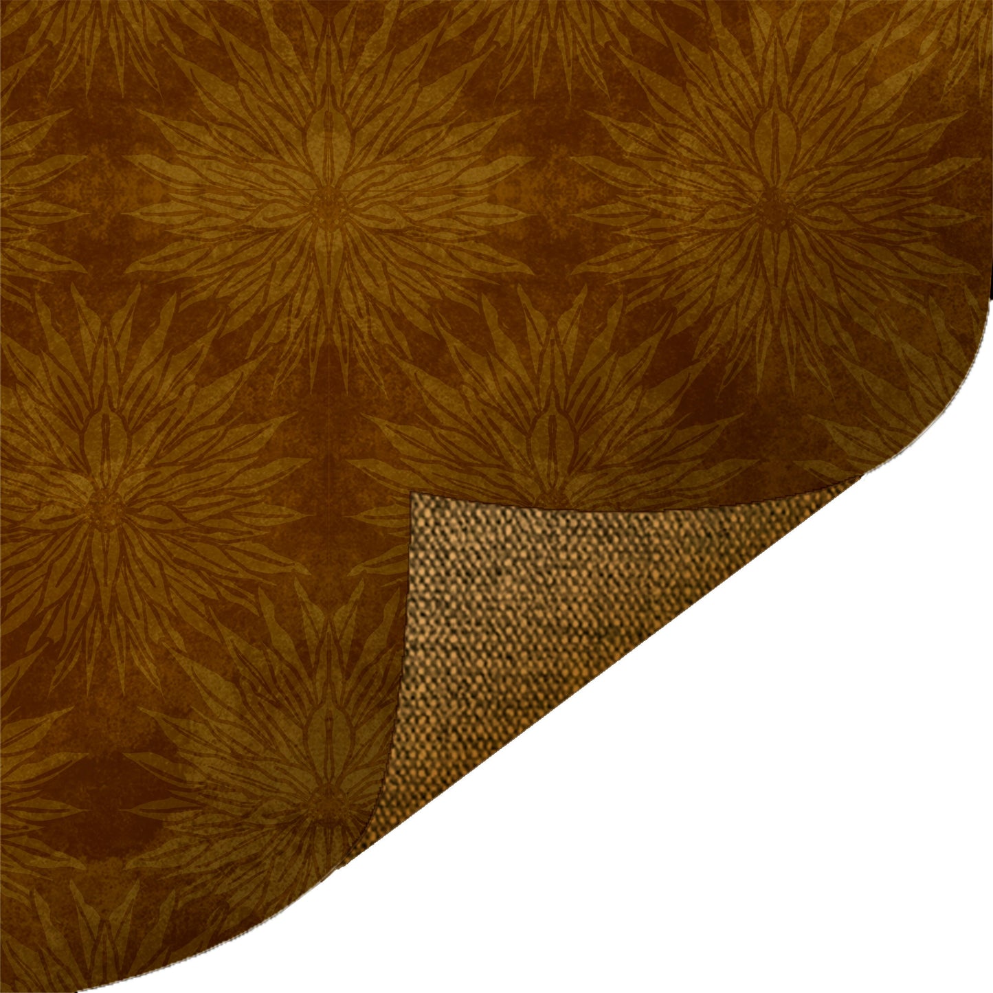 Boho Floral Burnt Orange