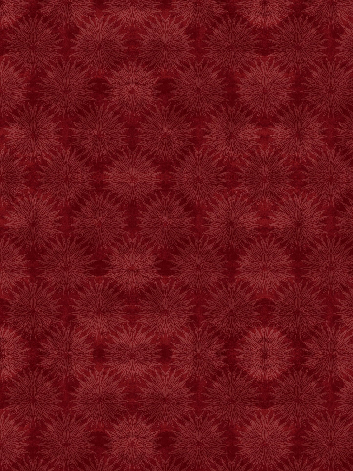 Boho Floral Red