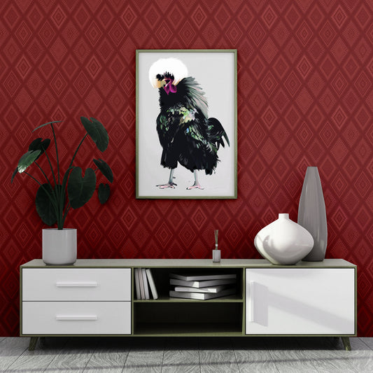 Diamond Patchwork Red