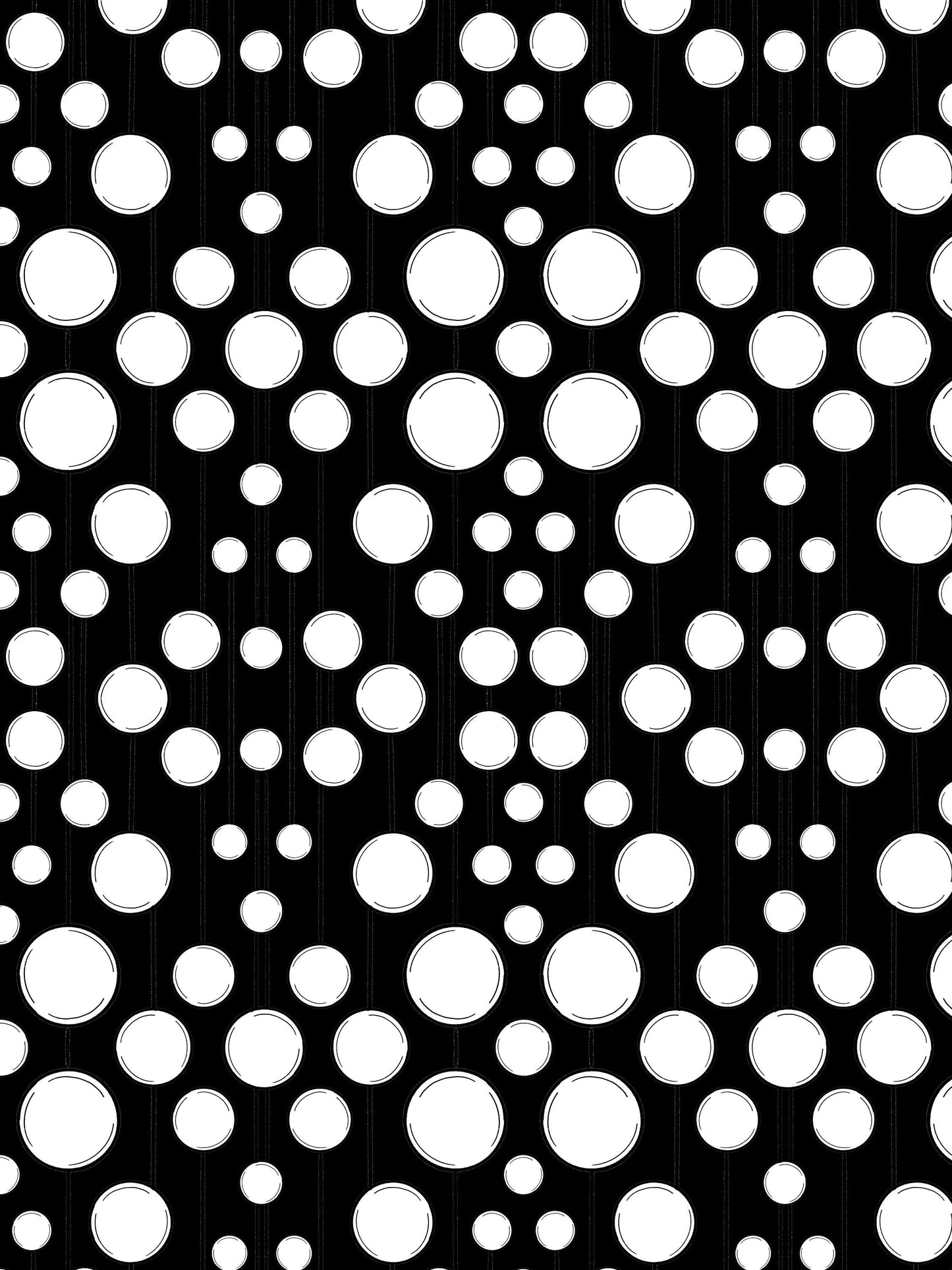 Polka Dots Black and White