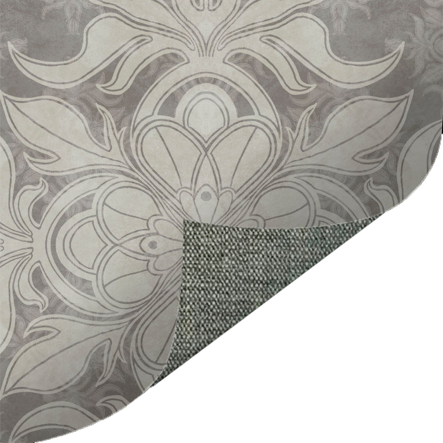 Floral Medallion Grey