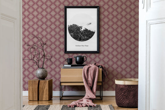 Floral Medallion Pink