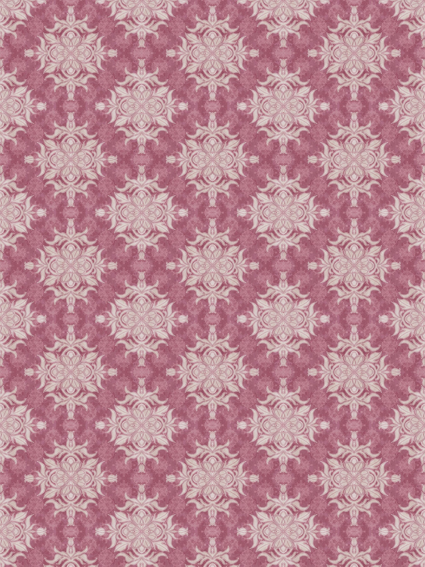 Floral Medallion Pink