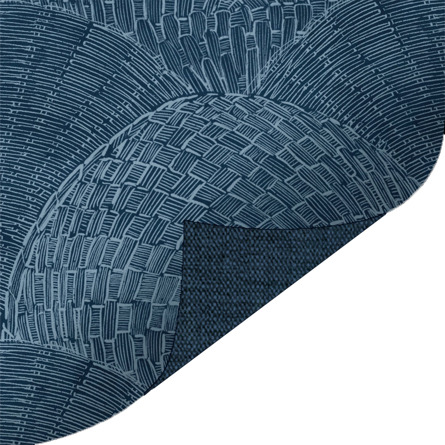Wicker Fan Blue