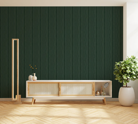 Wobbly Stripe Green