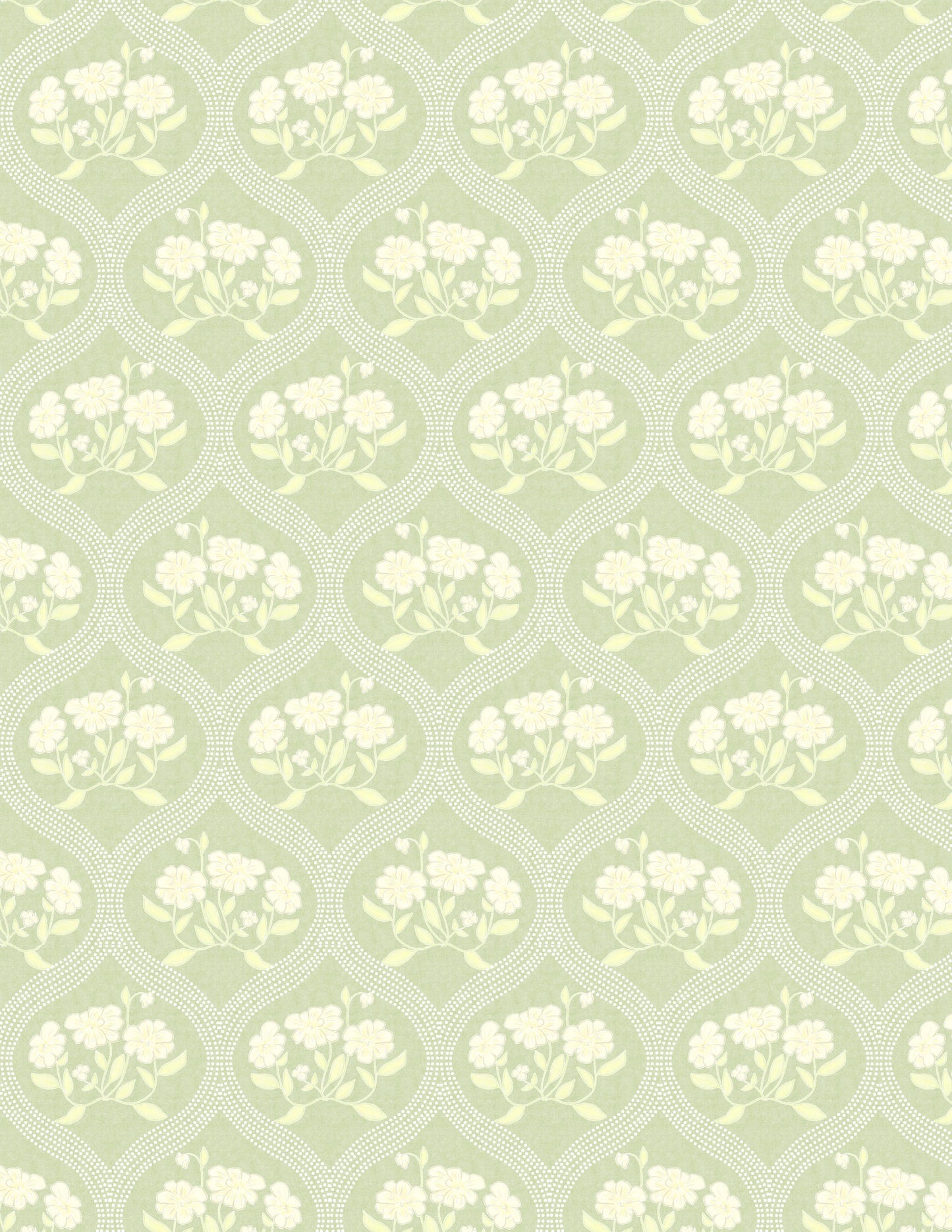 Medallion Floral Sage