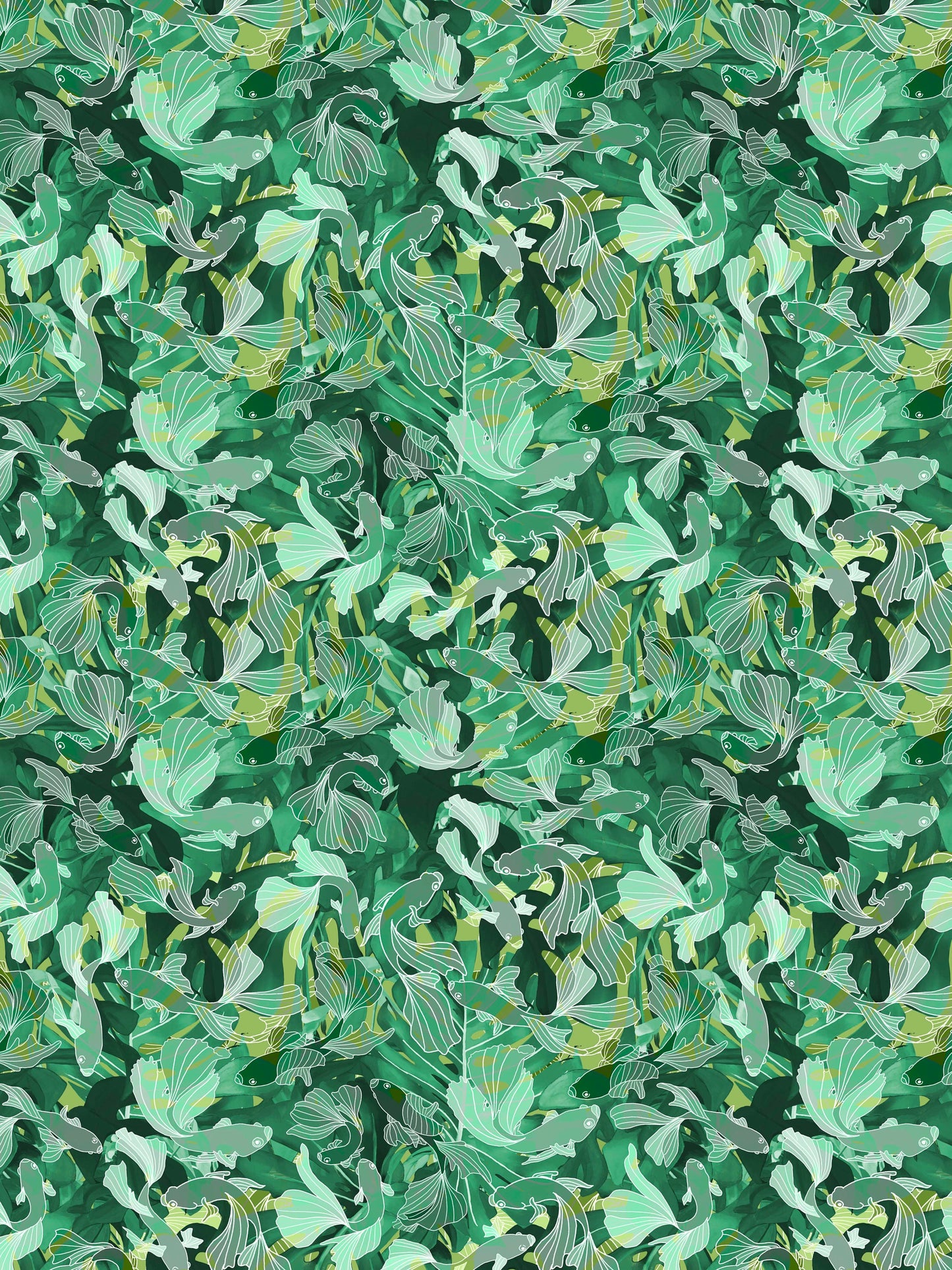 Koi Jungle Green