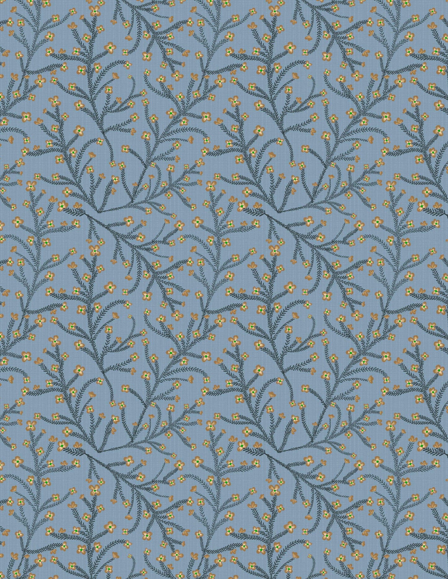 Dainty Floral Navy
