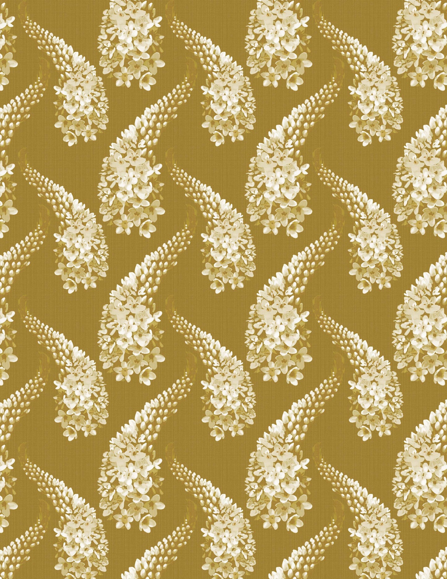 Paisley Floral Mustard